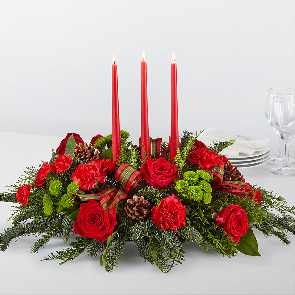 By the Candlelight Centerpiece – LA DEANNE'S FLORIST, Cuthbert GA
