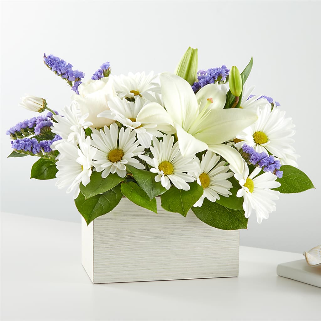 Beyond Blue Box Bouquet – LA DEANNE'S FLORIST, Cuthbert GA