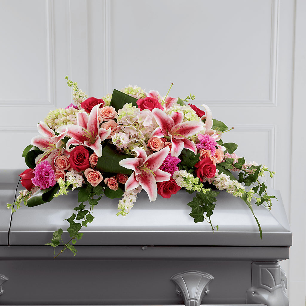 Splendid Grace Casket Spray – LA DEANNE'S FLORIST, Cuthbert GA