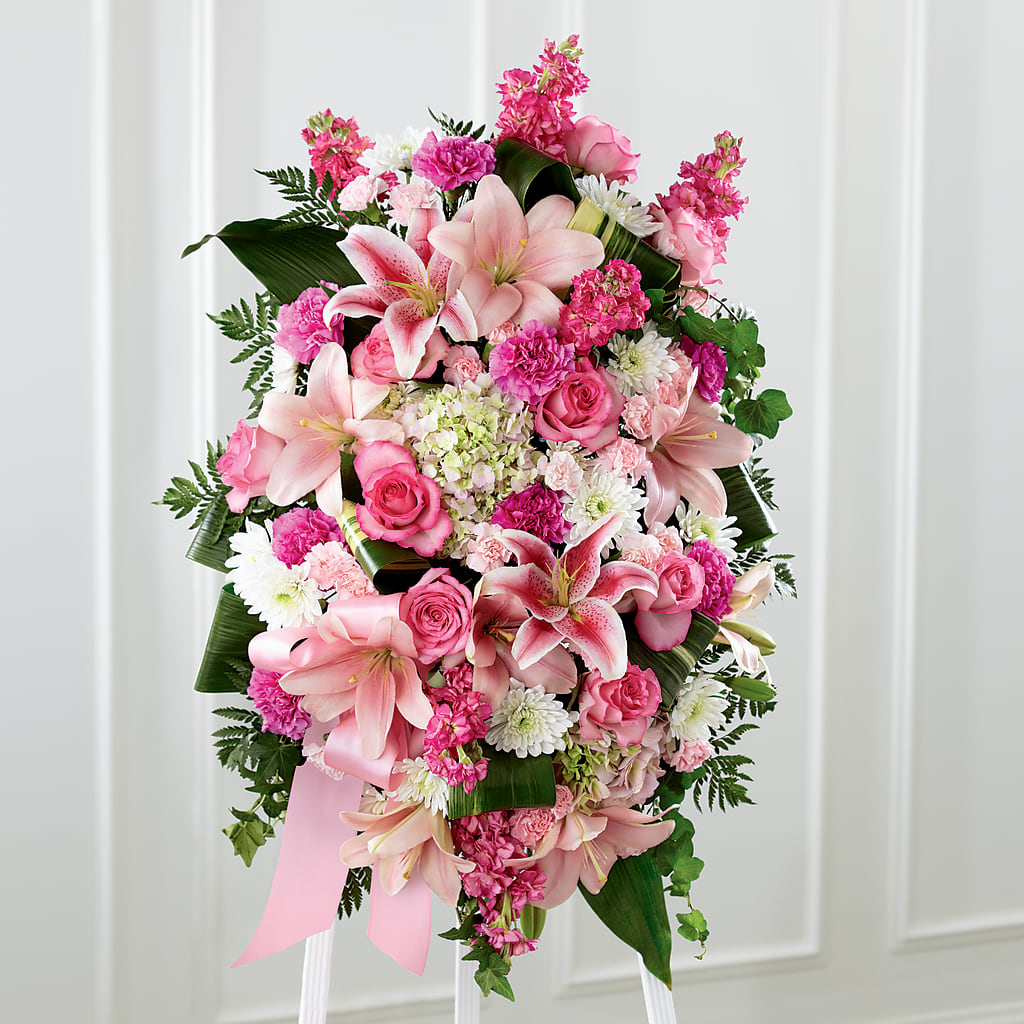 Comforting Standing Spray – LA DEANNE'S FLORIST, Cuthbert GA