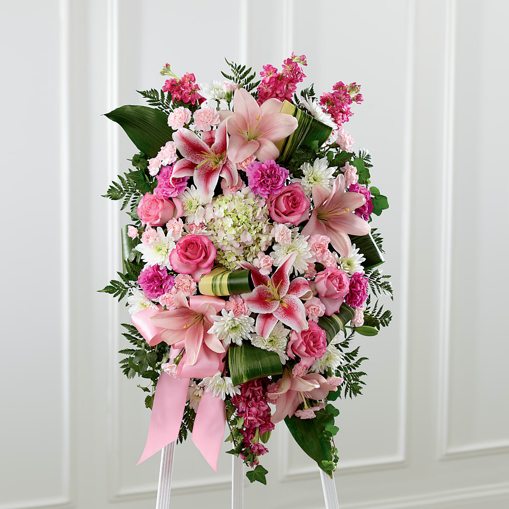 Comforting Standing Spray – LA DEANNE'S FLORIST, Cuthbert GA