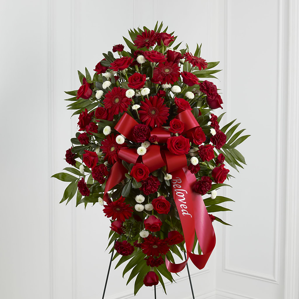 Treasured Memories Standing Spray – LA DEANNE'S FLORIST, Cuthbert GA
