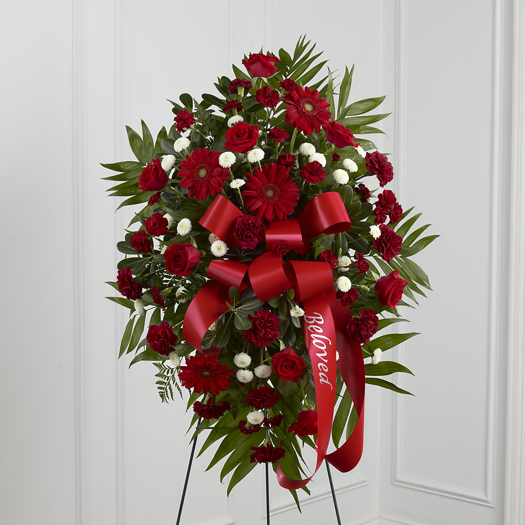 Treasured Memories Standing Spray – LA DEANNE'S FLORIST, Cuthbert GA