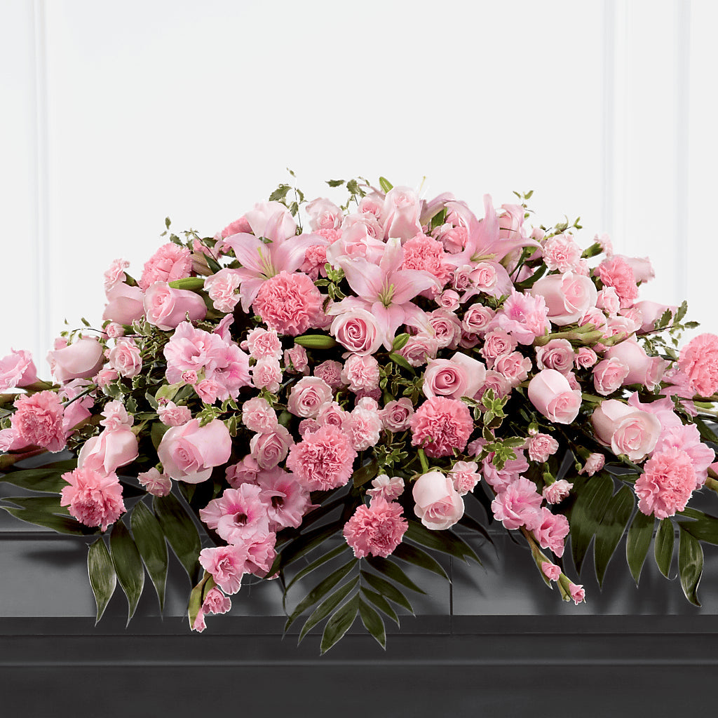 Garden of Comfort Casket Spray (Standard) – LA DEANNE'S FLORIST, Cuthbert GA