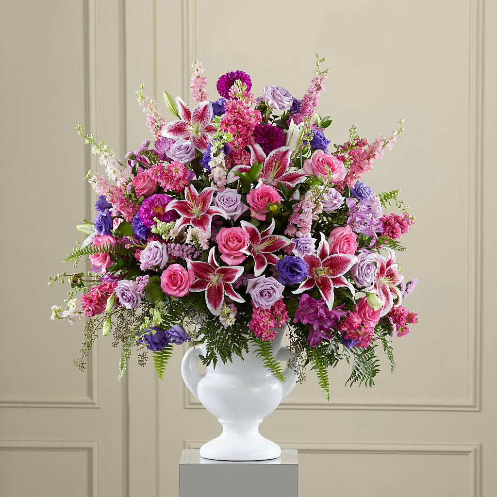 Peaceful Tribute Arrangement – LA DEANNE'S FLORIST, Cuthbert GA
