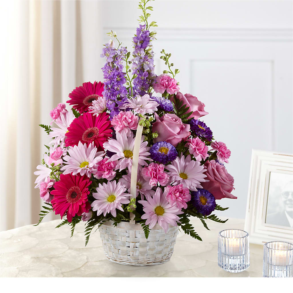 Pastel Peace Basket – LA DEANNE'S FLORIST, Cuthbert GA