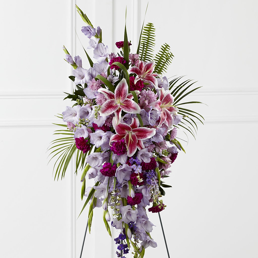 Tender Touch Standing Spray – LA DEANNE'S FLORIST, Cuthbert GA