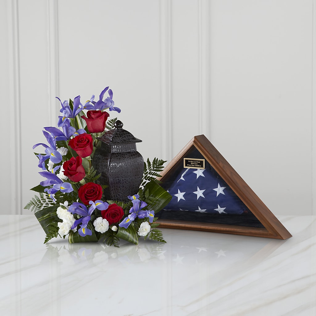 Patriotic Tribute Arrangement – LA DEANNE'S FLORIST, Cuthbert GA