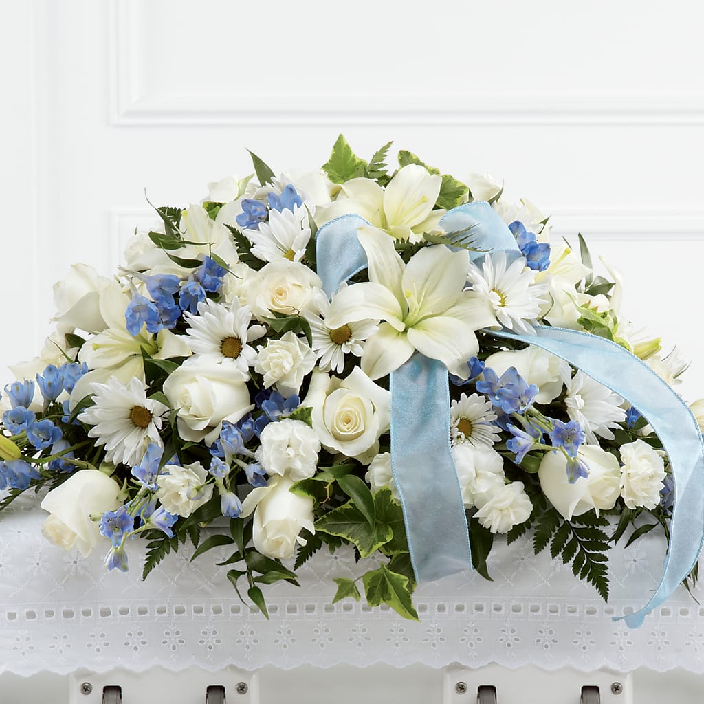 Tender Treasure Casket Spray – LA DEANNE'S FLORIST, Cuthbert GA
