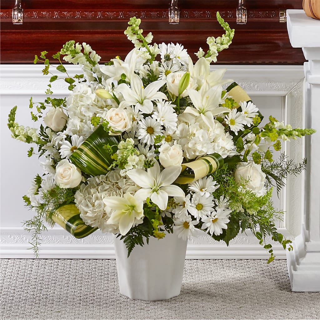 Thoughts of Tranquility Floor Basket – LA DEANNE'S FLORIST, Cuthbert GA