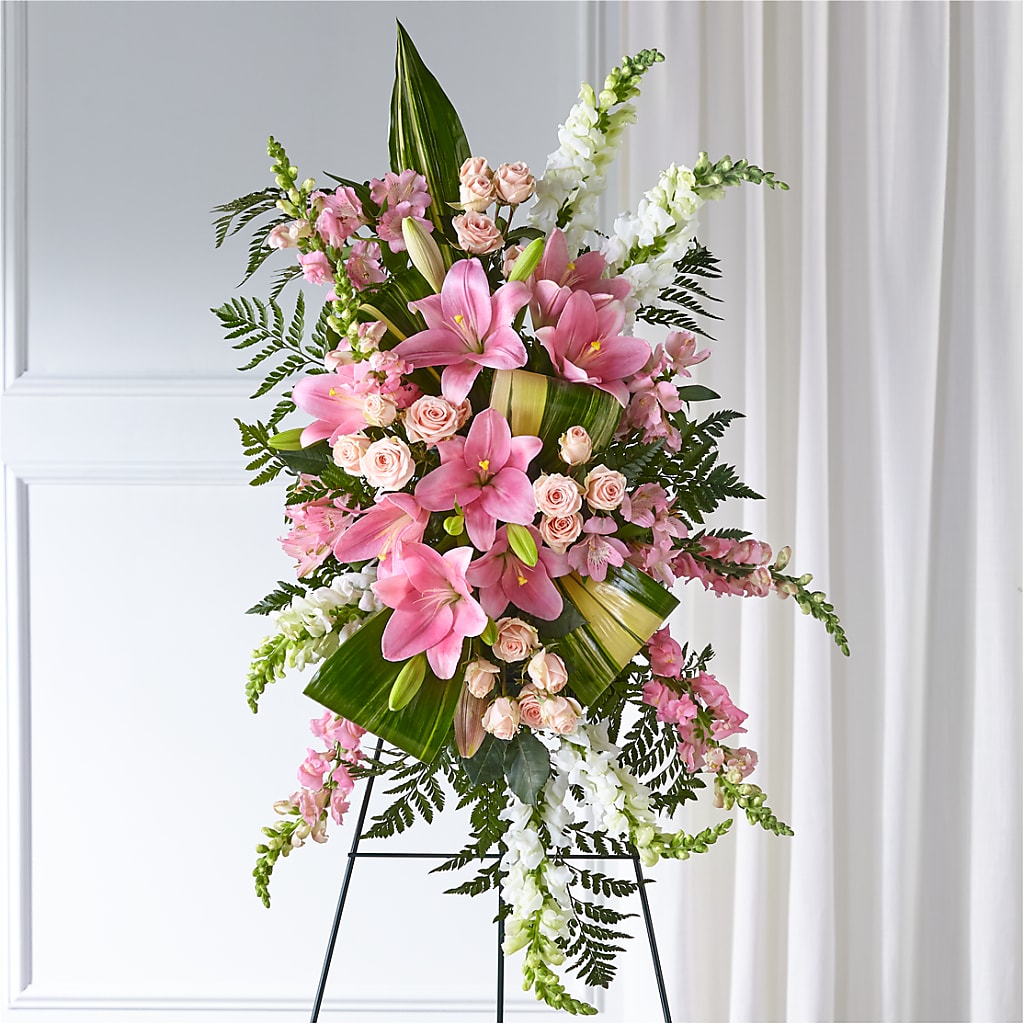 Elegant Embrace Standing Spray – LA DEANNE'S FLORIST, Cuthbert GA
