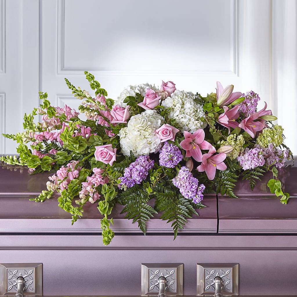 Life's Gratitude Casket Spray – LA DEANNE'S FLORIST, Cuthbert GA