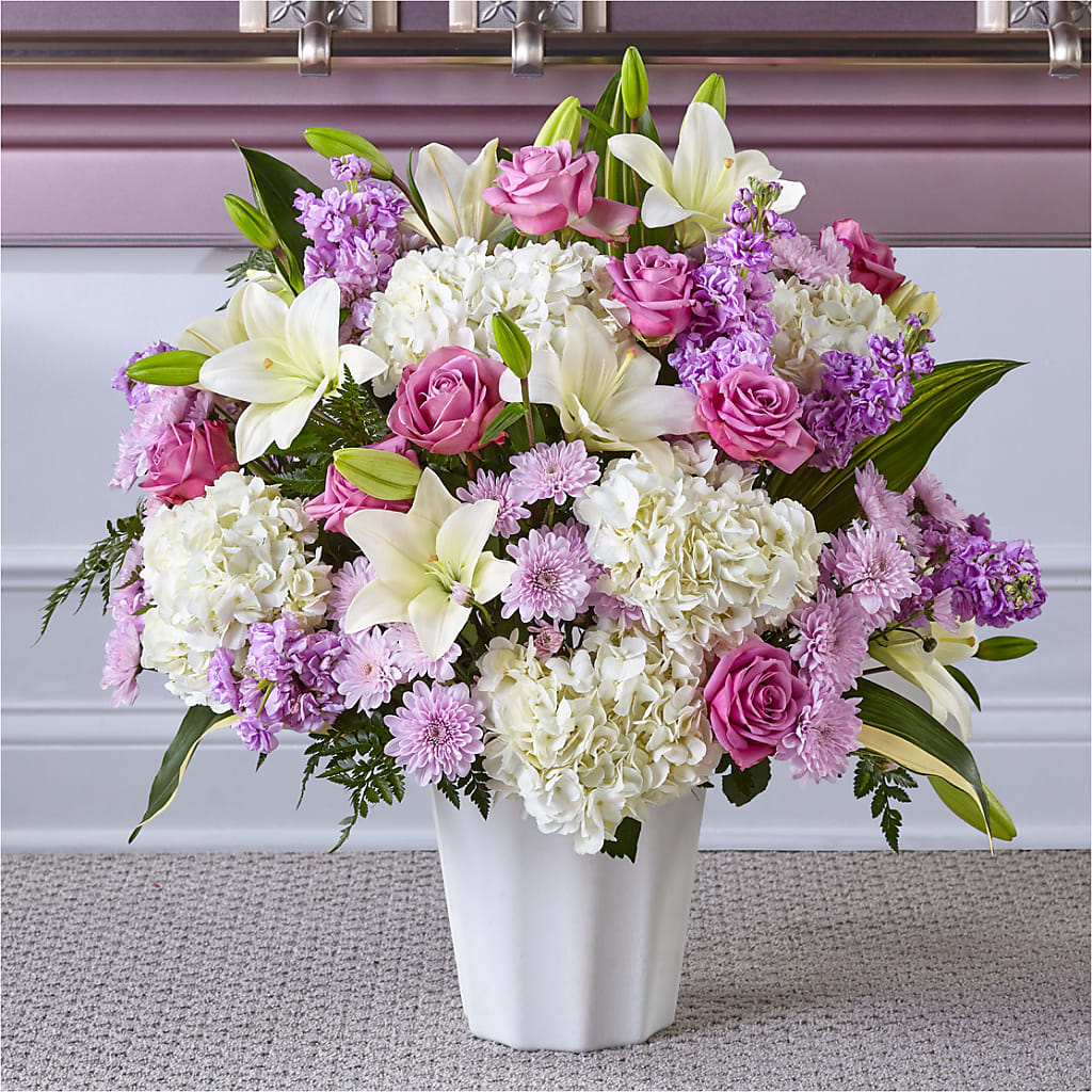 Heaven Sent Floor Basket – LA DEANNE'S FLORIST, Cuthbert GA
