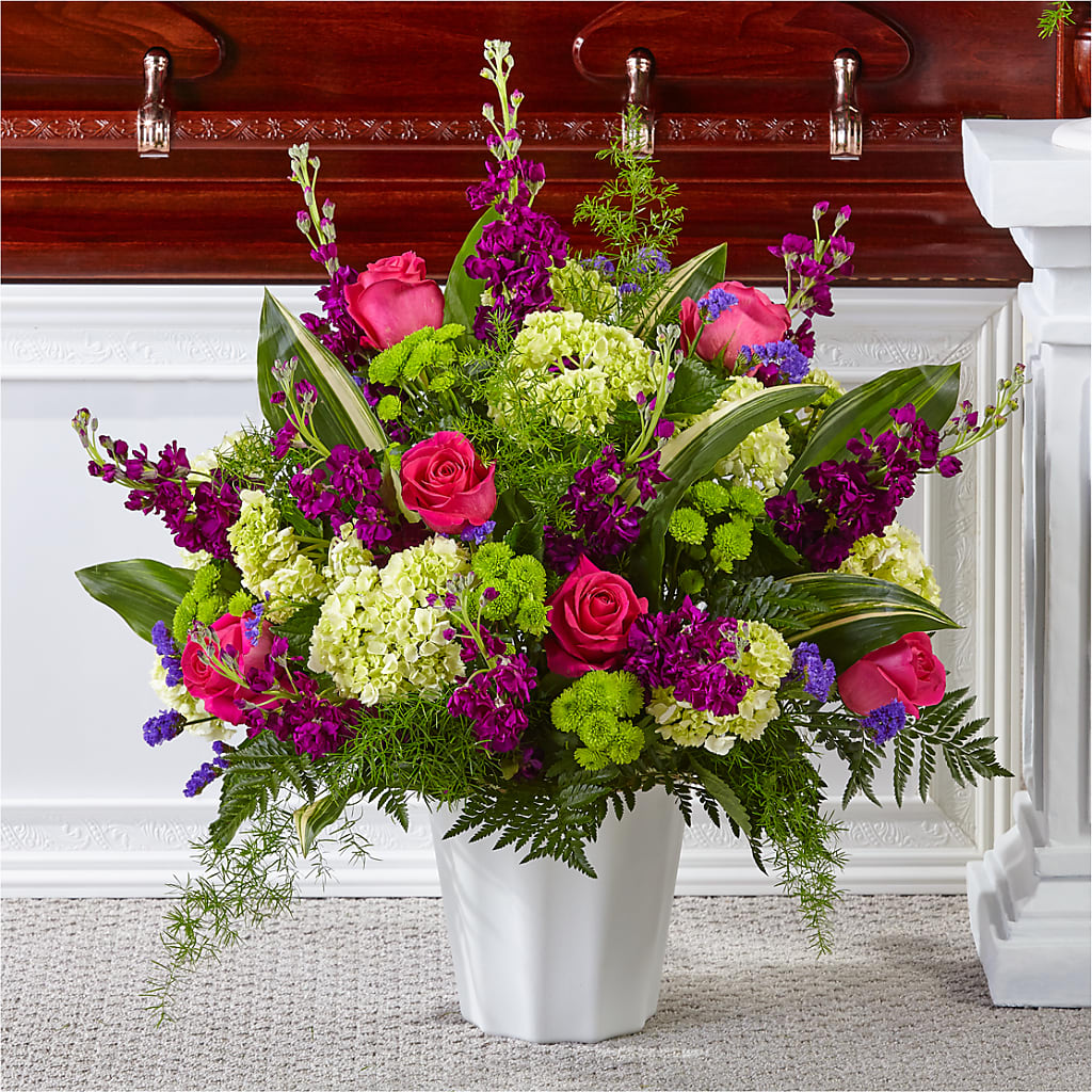 Beautiful Horizons Floor Basket – LA DEANNE'S FLORIST, Cuthbert GA