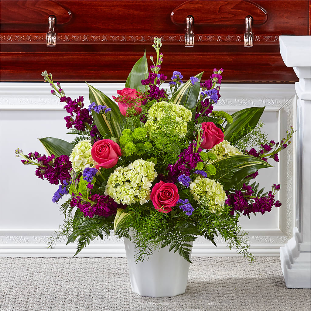 Beautiful Horizons Floor Basket – LA DEANNE'S FLORIST, Cuthbert GA