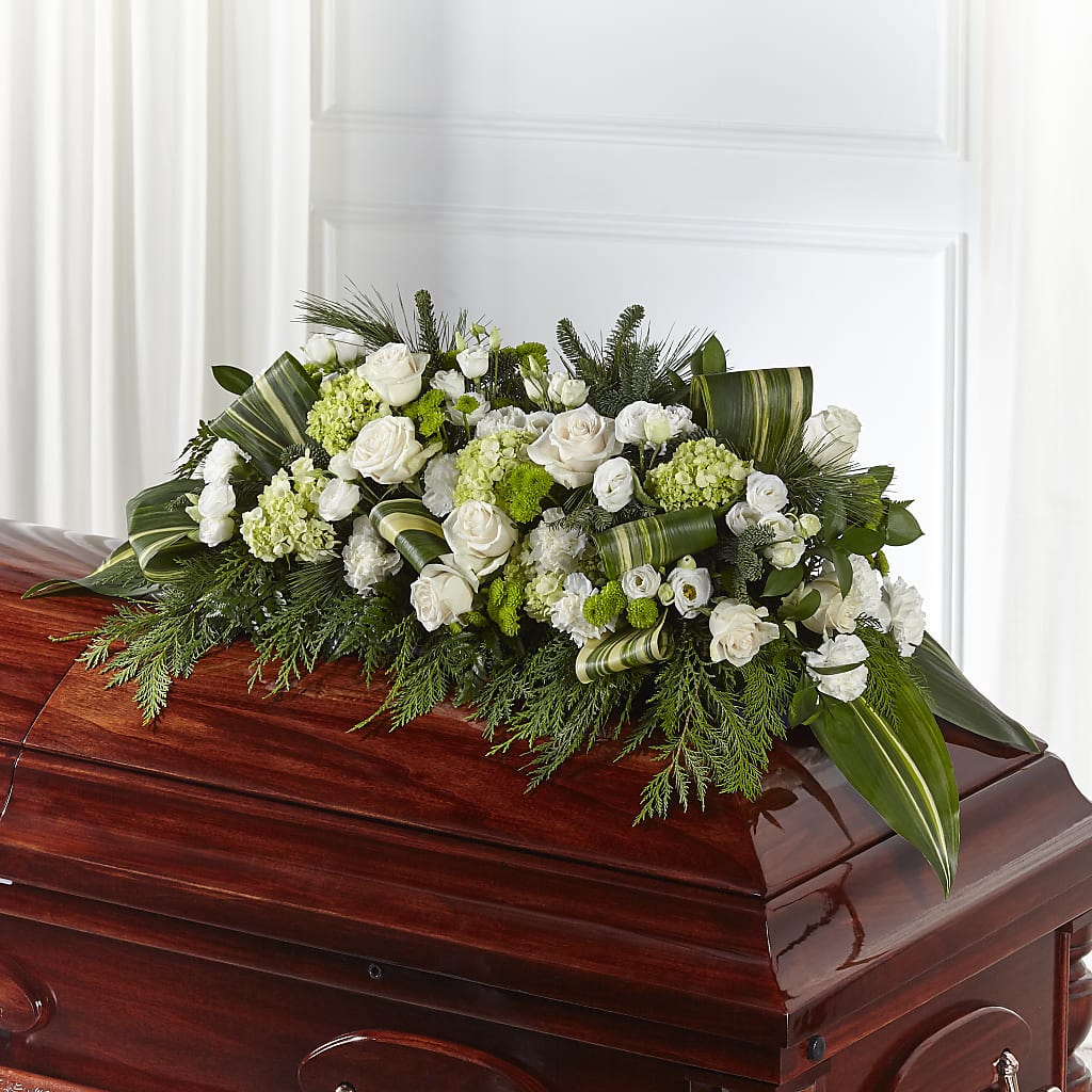 Hopeful Gesture Casket Spray – LA DEANNE'S FLORIST, Cuthbert GA