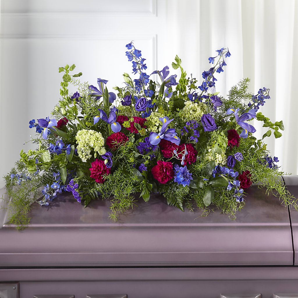 Always Treasured Casket Spray – LA DEANNE'S FLORIST, Cuthbert GA