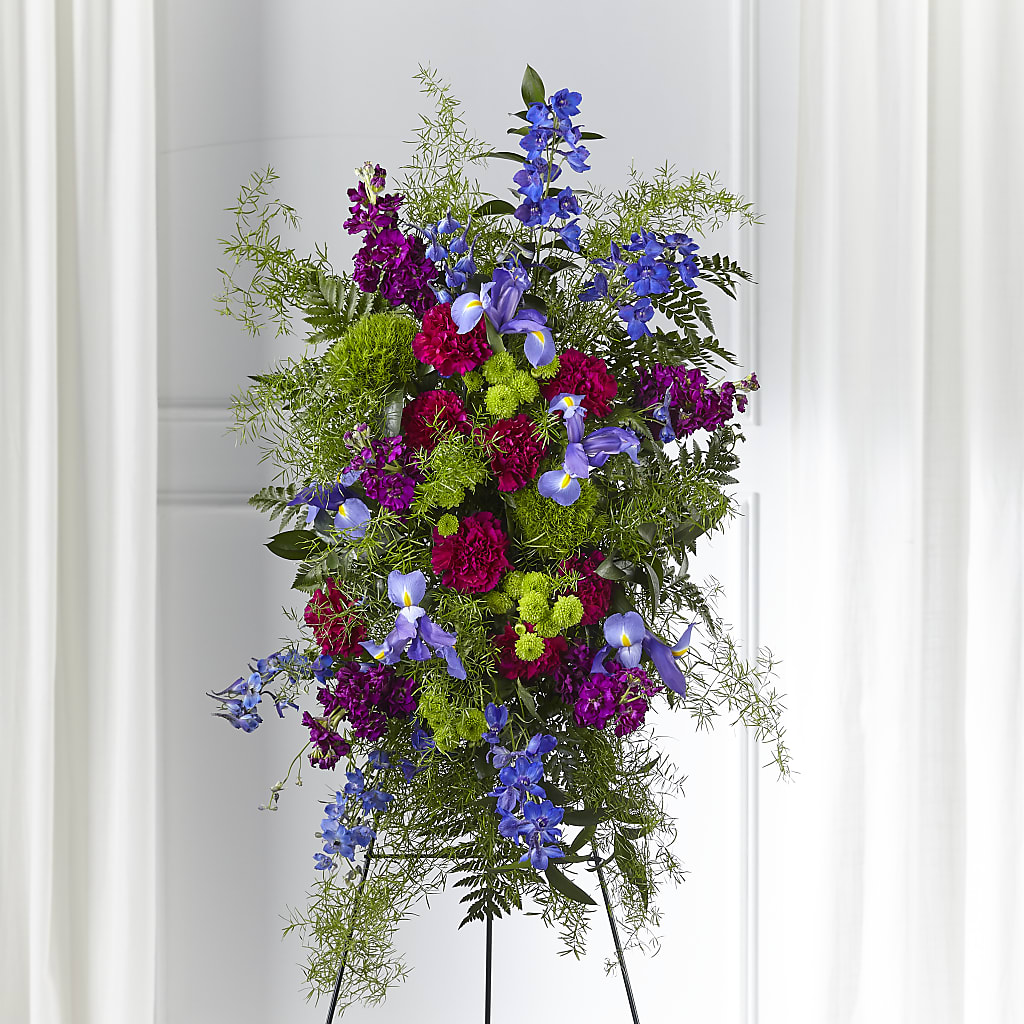 Heavenly Skies Standing Spray – LA DEANNE'S FLORIST, Cuthbert GA