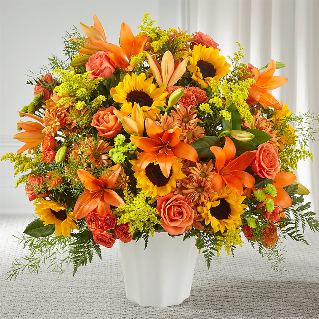Harvest Thoughts Floor Basket – LA DEANNE'S FLORIST, Cuthbert GA