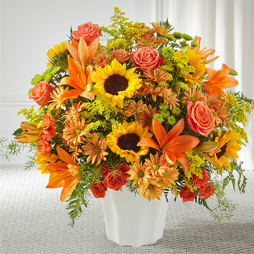 Harvest Thoughts Floor Basket – LA DEANNE'S FLORIST, Cuthbert GA