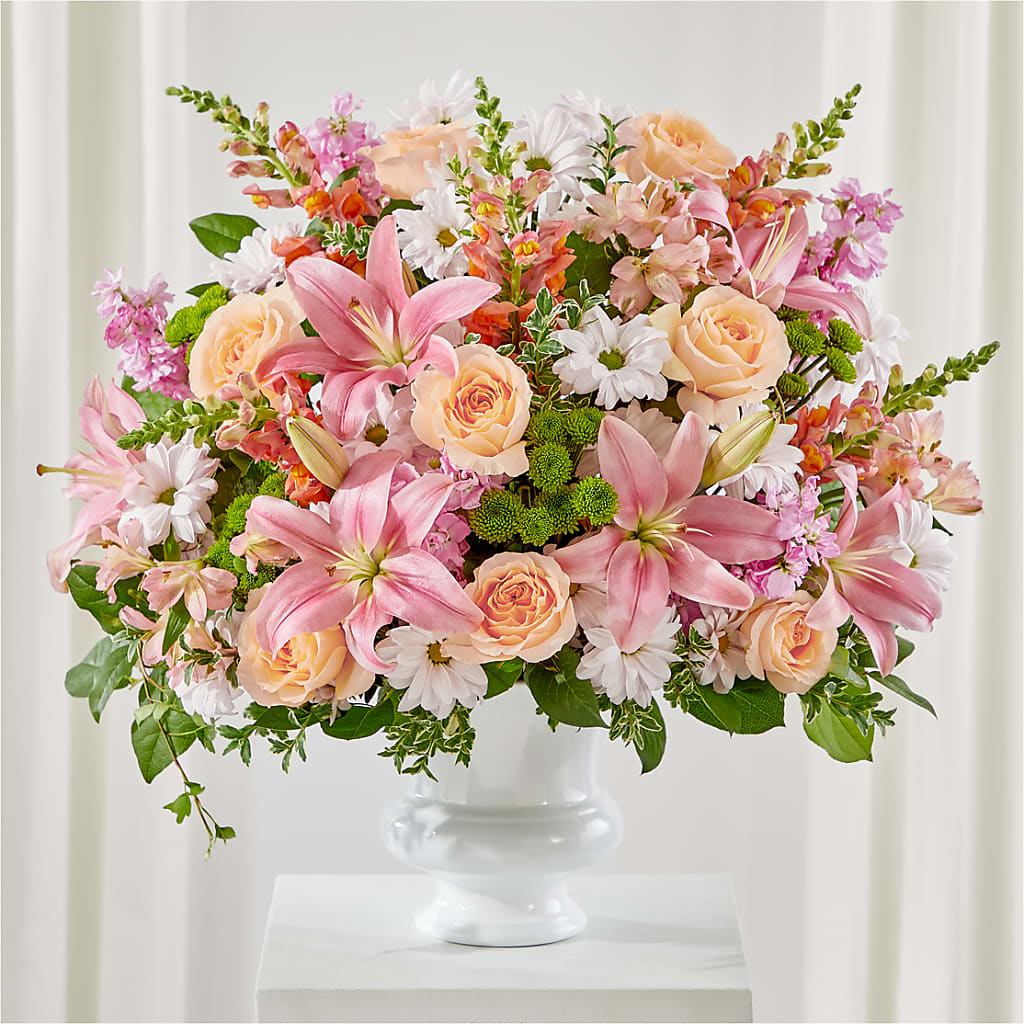 Heartfelt Gesture Urn Arrangement – LA DEANNE'S FLORIST, Cuthbert GA