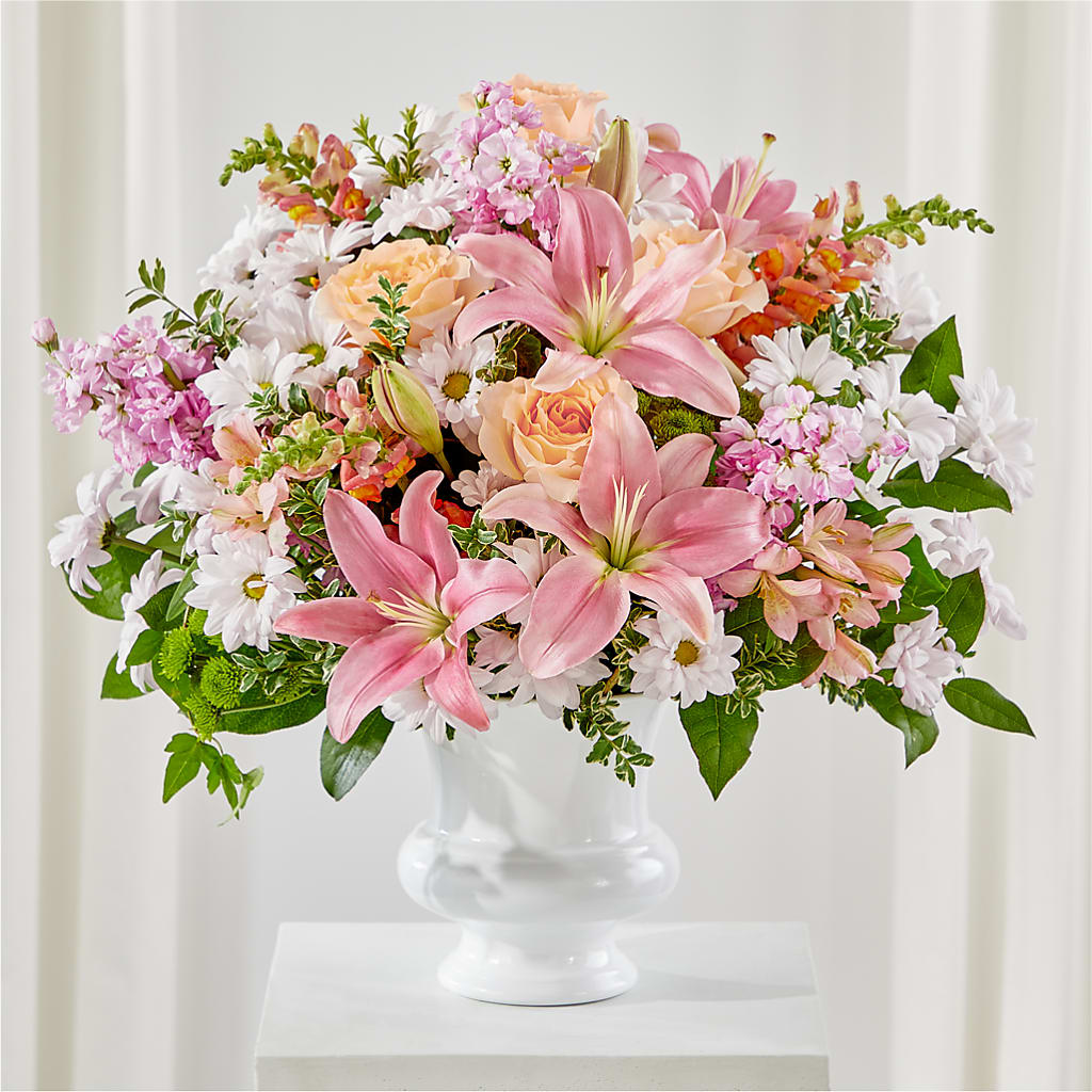 Heartfelt Gesture Urn Arrangement – LA DEANNE'S FLORIST, Cuthbert GA