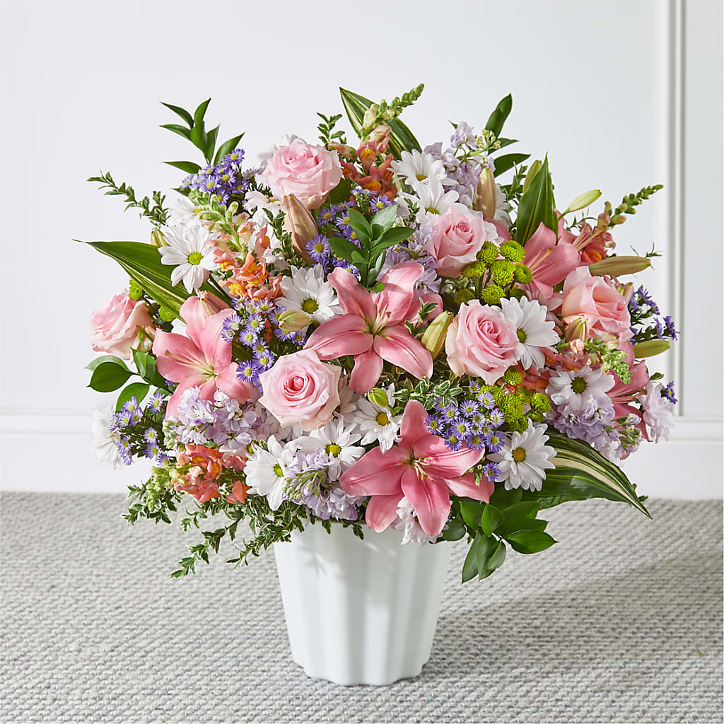 Abundant Compassion Floor Basket – LA DEANNE'S FLORIST, Cuthbert GA
