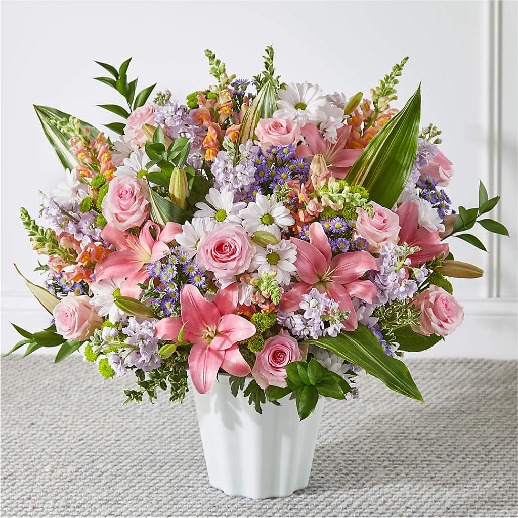 Abundant Compassion Floor Basket – LA DEANNE'S FLORIST, Cuthbert GA