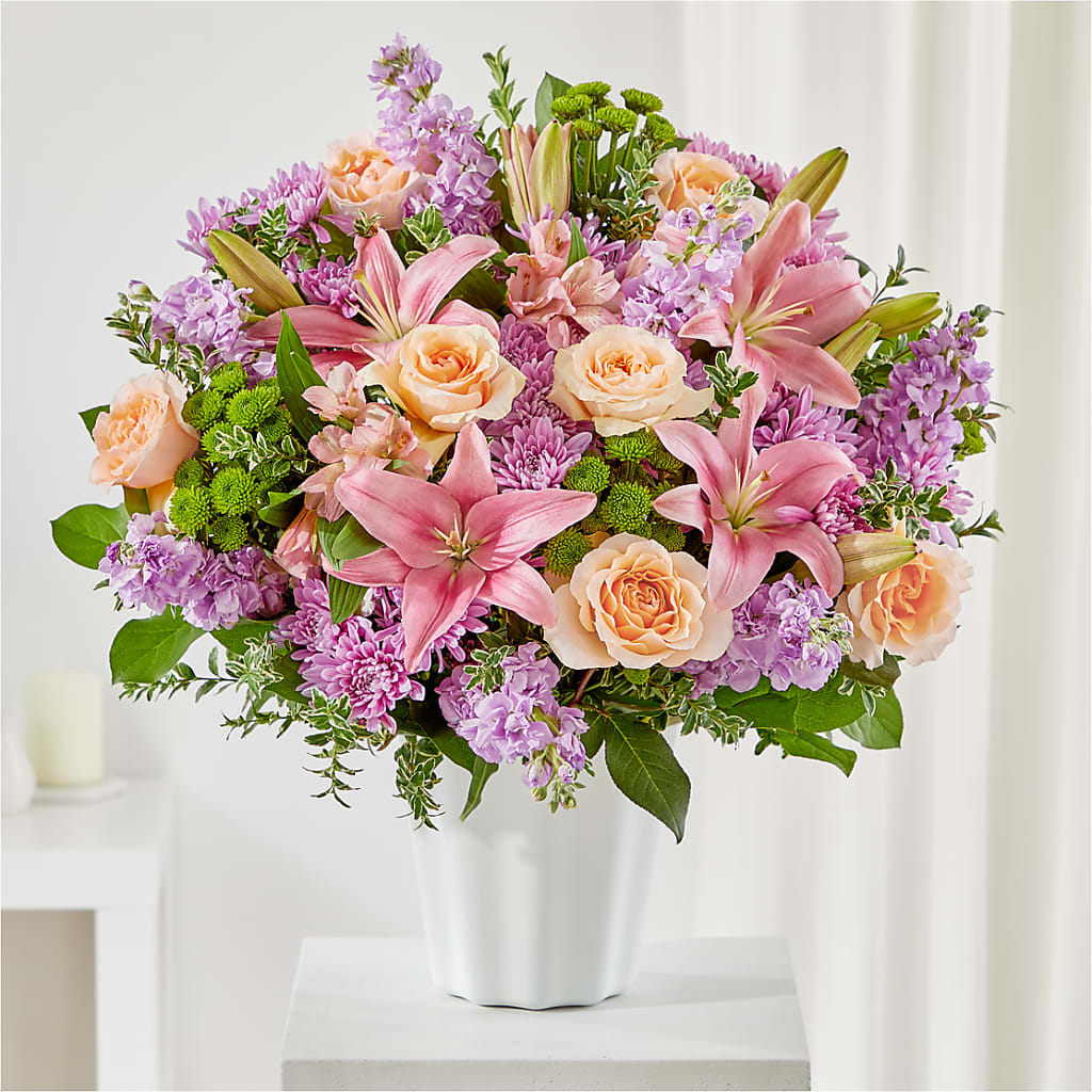 Supportive Embrace Tabletop Basket – LA DEANNE'S FLORIST, Cuthbert GA