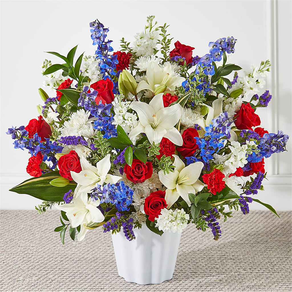 Consoled Floor Basket – LA DEANNE'S FLORIST, Cuthbert GA