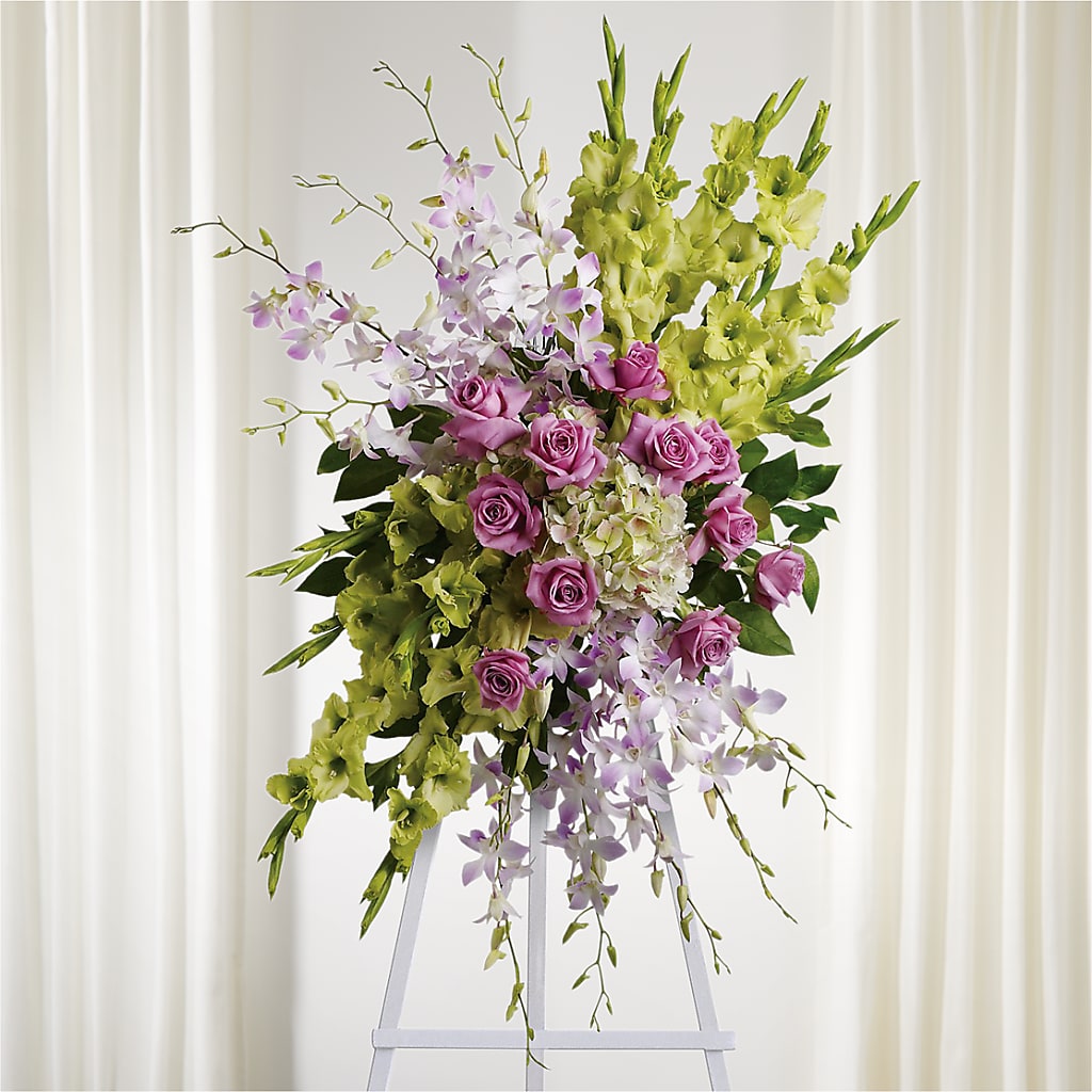 Lasting Legacy Standing Spray – LA DEANNE'S FLORIST, Cuthbert GA