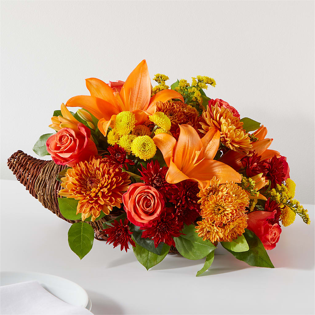 Bouquet of Blessings Cornucopia – LA DEANNE'S FLORIST, Cuthbert GA