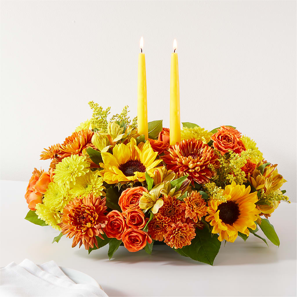 Autumn Harmony Centerpiece – LA DEANNE'S FLORIST, Cuthbert GA
