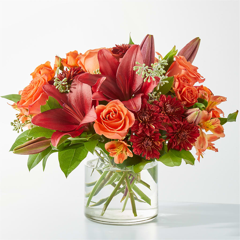 Crimson Leaves Bouquet – LA DEANNE'S FLORIST, Cuthbert GA