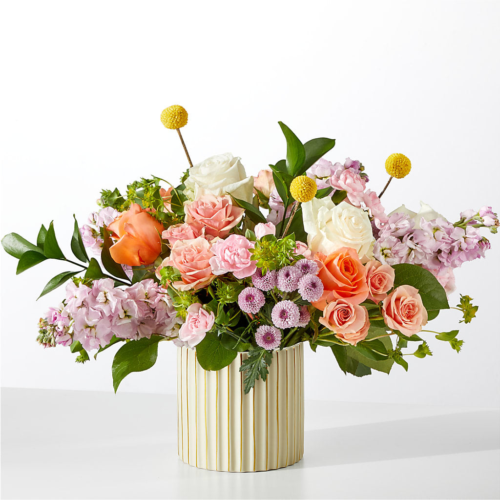 French Market Bouquet with Ivory Vase – LA DEANNE'S FLORIST, Cuthbert GA