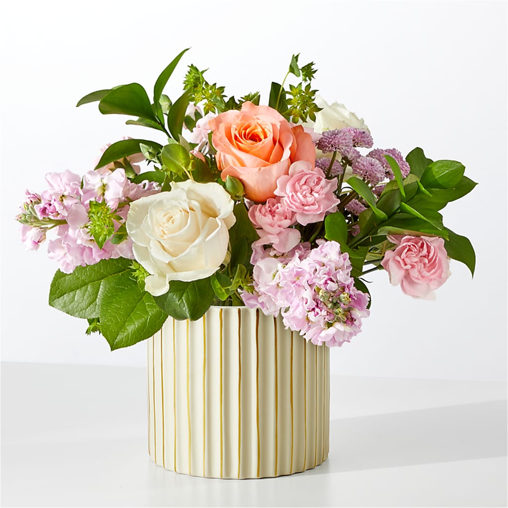 French Market Bouquet with Ivory Vase – LA DEANNE'S FLORIST, Cuthbert GA