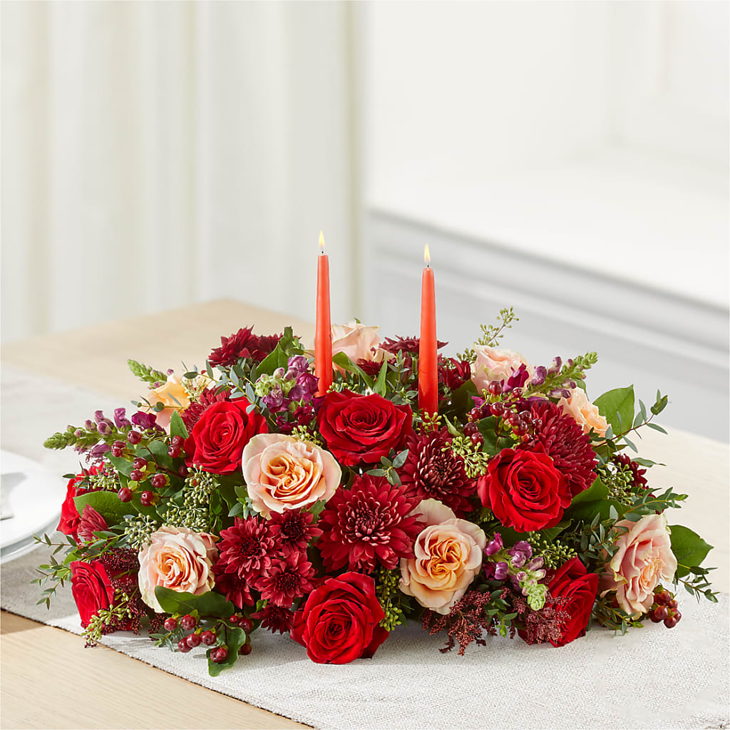 Most Thankful Centerpiece – LA DEANNE'S FLORIST, Cuthbert GA