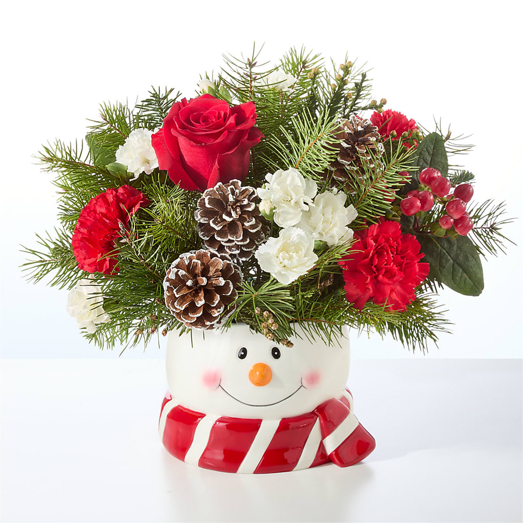 Jolly Snowman Bouquet – LA DEANNE'S FLORIST, Cuthbert GA