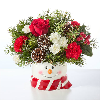 Jolly Snowman Bouquet – LA DEANNE'S FLORIST, Cuthbert GA