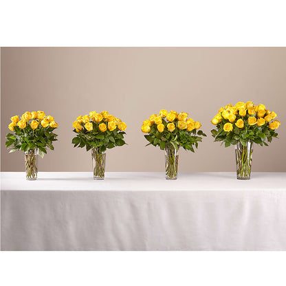 Long Stem Yellow Rose Bouquet – LA DEANNE'S FLORIST, Cuthbert GA