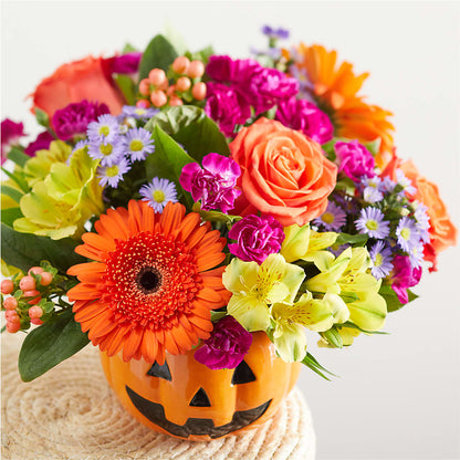 Tricks & Treats Pumpkin – LA DEANNE'S FLORIST, Cuthbert GA