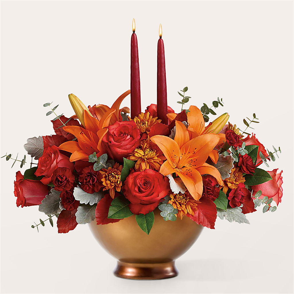 Fruits of Fall Centerpiece – LA DEANNE'S FLORIST, Cuthbert GA