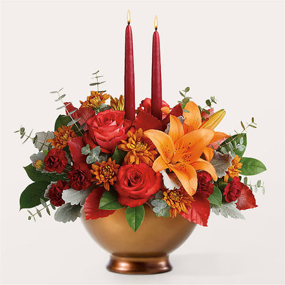 Fruits of Fall Centerpiece – LA DEANNE'S FLORIST, Cuthbert GA