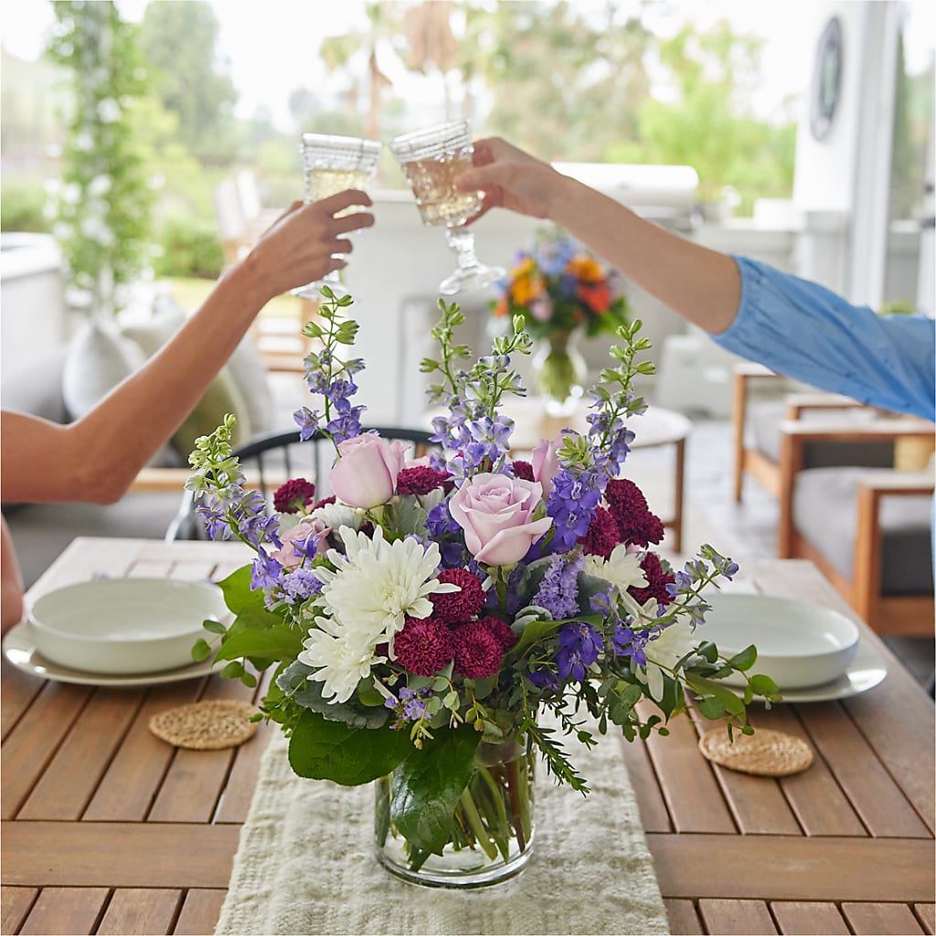 Violet Frost Bouquet – LA DEANNE'S FLORIST, Cuthbert GA
