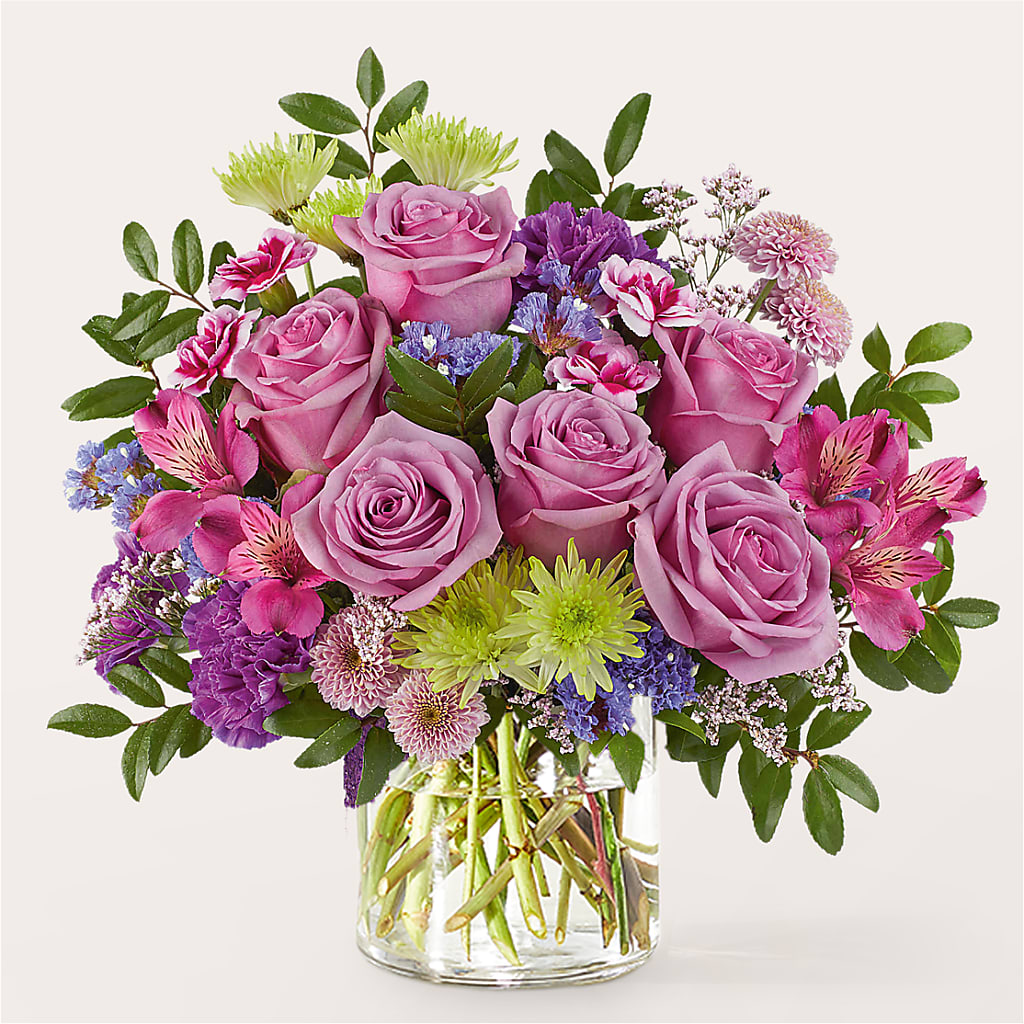 Glass Half Full Bouquet – LA DEANNE'S FLORIST, Cuthbert GA