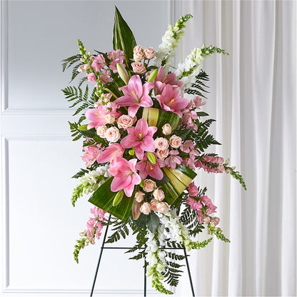 Elegant Embrace Standing Spray – LA DEANNE'S FLORIST, Cuthbert GA