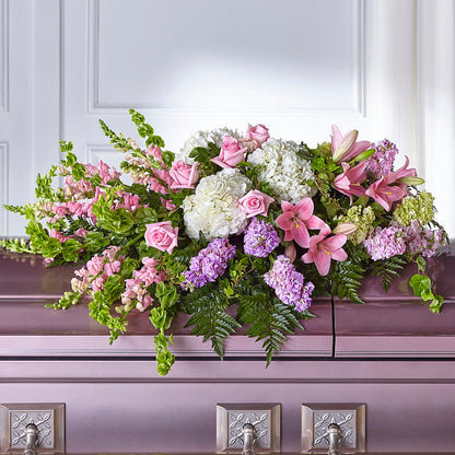 Life's Gratitude Casket Spray – LA DEANNE'S FLORIST, Cuthbert GA