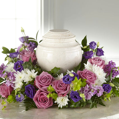 Blooming Sympathy Cremation Adornment – LA DEANNE'S FLORIST, Cuthbert GA