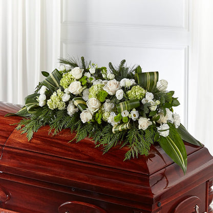 Hopeful Gesture Casket Spray – LA DEANNE'S FLORIST, Cuthbert GA