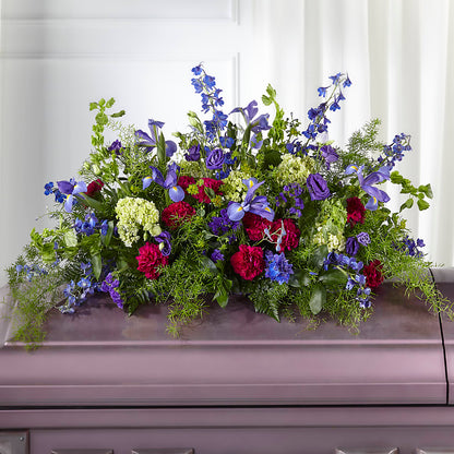 Always Treasured Casket Spray – LA DEANNE'S FLORIST, Cuthbert GA